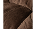 YARO DRAAIBARE FAUTEUIL MET HOCKER ESPRESSO - WOOOD