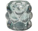 Ares Waxinehouder Glas Blauw/groen 8x8cm - WOOOD Exclusive