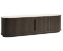 TV meubel Enna eiken 180 cm - Dark espresso - keramiek
