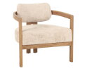 MUST Living fauteuil Kelly - Luxor Sand - Naturel - 75x73x73 cm
