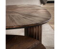 Bijzettafel set/2 XL Maya teak - Teak rust brown