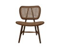 Lugano Rotan stoel - 70x67x81 - Naturel - Teak/rotan