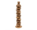 Candle holder Kasane large - bruin | BY-BOO