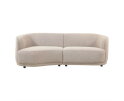 Leicester Sofa 240 round left - Copenhagen 900 Light Ivory