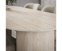 Eetkamertafel 180 arch ceramic - Ceramic travertine