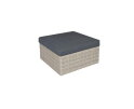 ALMADIA MODULO LOUNGE CORNER SET  -  NATURAL KOBO GREY -  DARK GREY