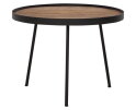 Coffee table Saturnus medium NATURAL,37x&Oslash;50 cm, recycled teakwood