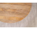 Eettafel Florence Rond mangohout 130x130 cm - Naturel  | Gezandstraald