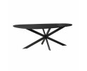 Eettafel Cloud | 180 cm | Eiken | Zwart