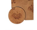 Salontafel Dorian 90x90cm - bruin | Eleonora