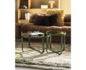 Coffee table Groovy 63x63cm - groen | BY-BOO