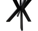 Eettafel Tokio rond mangohout smooth Ø120 cm - Walnoot
