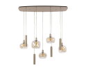 Hanglamp Serene 5+4L - Beige