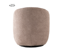 Belvi Fauteuil - fabric AJ3019-13 Old pink (draaibaar)