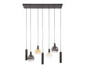 Hanglamp 4+3L Sfera tricolore - Artic zwart