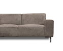 Hoekbank Riva Taupe - Glow 6 &ndash; Ottomane Links &ndash; 262x195 cm
