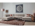 Leeds Chaise R - 2 5 - Ottoman L - City 120 Beige