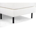 Hoekbank Modena met verwisselbare chaise longue - stof Abriamo naturel