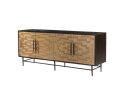 Dressoir Fancy 180 cm met 4 deuren - Goud