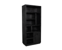 Boekenkast Brussel Black | 5 vakken - 2 deuren