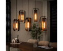 Hanglamp Mesh rotate 5 lampen - Artic zwart