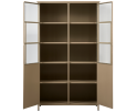 EXHIBIT VITRINEKAST METAAL KHAKI - BePureHome