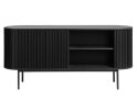 Dressoir Siena eiken 160 cm - Zwart