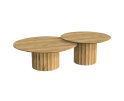 Crotone Salontafel set 90ø / 60ø cm