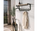 Kapstok Terra roede-hoedenplank - Melamine travertine