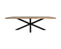 Rechthoekige tafel Soho luxe - 180x90x76 - Naturel - Acacia/metal