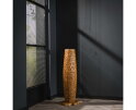 Vloerlamp S bars - Massief gerecycled teakhout