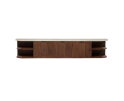TV meubel Vigo 200x38cm - bruin | Eleonora