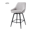 Trino Barstoel - fabric Trenza 08 oyster (draaibaar)