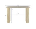 Kaptafel ceramic Romano Arch - Ceramic Travertine