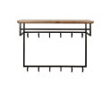 Kapstok Edge Curve hoog 12H - Massief acacia bruin