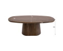 Salontafel Central 135 - Massief acacia bruin