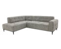 Hoekbank Viano Links stof Bella 55 Taupe Grijs gem&ecirc;leerd -  255x200x84 cm - modern
