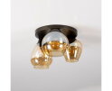 Plafondlamp Mix 3L - Amber glas
