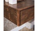 Nachtkastje 1L set/2 hangend Frame - Massief acacia drift brown