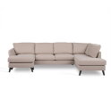 U-bank Lexington Rechts By-Olaf – Stof Inari 22 Beige – Houten Poten – Royale Hoekbank – 310 x 196 cm