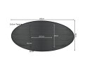 Eiken Blad Ferris Ovaal 180 cm Zwart