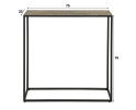 Haltafel Hamilton 75 cm Metallic - Brons Antiek