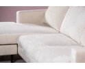 BY-OLAF Hoekbank Elvano met Chaise Longue - links of rechts – Champagne Stof Loris 01 – 218x152 cm