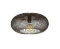 Plafondlamp Copper twist &Oslash;43 cm - Zwart nikkel