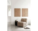MUST Living fauteuil Liberty - Glamour sand - 75x67x85 cm