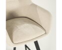 Barstool Bliss with armrest - beige | BY-BOO