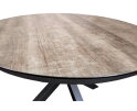 Tuintafel Atalanta rond keramiek &Oslash;145 cm - Antraciet