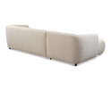 Hoekbank Valerie Bouclé met Chaise Longue Links 279x150 cm – Beige - Japandi