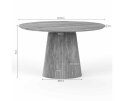 Eettafel Solana | 130 cm | Taupe