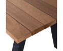 Tablo Outdoor Eettafel Ayous Naturel Met A-poot Metaal [fsc] - WOOOD Exclusive